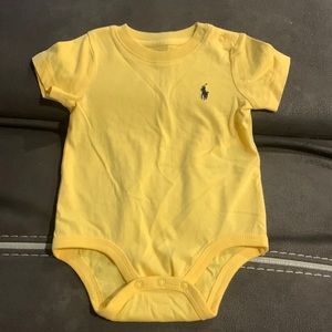 Ralph Lauren 3 month yellow onesie